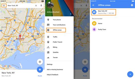 Wait for the destination to show up on screen. . How to download a google map